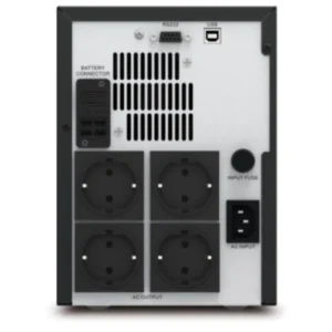 APC SMV1000I-GR Line Interactive, Easy UPS, 1 Ph, 1000VA700W, Tower, 230V, 4 Schuko CEE 7 outlets, AVR, LCD