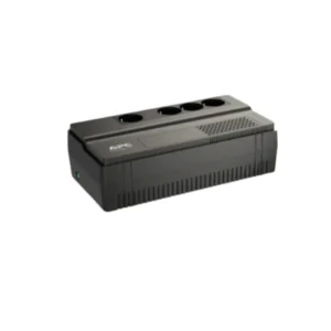 APC BV800I-GR Easy Line Interactive UPS, 800VA, 230V, black compact design with 4x Schuko outlets