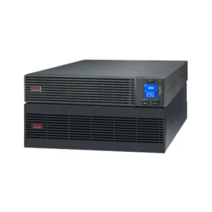 APC SRV10KRILRK EASY UPS providing power backup to home office equipment