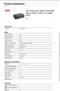 APC BV800I pdf