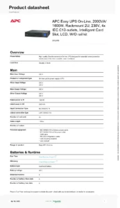 Schneider uninterruptible power supply