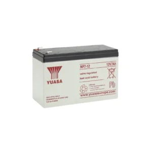 بطارية VRLA متعددة الأغراض Yuasa NP7-12 (12 فولت 7 أمبير/ساعة)