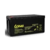 Long WPL200-12N 12V 200Ah sealed lead-acid battery front view with terminals