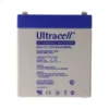 Ultracell UL5-12 Sealed Lead Acid 12V 5Ah Battery Front View