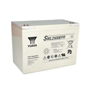 Yuasa SWL2500EFR 12V 93.6Ah High Rate VRLA Battery – Industrial backup power battery for UPS, data centers, and telecom applications.